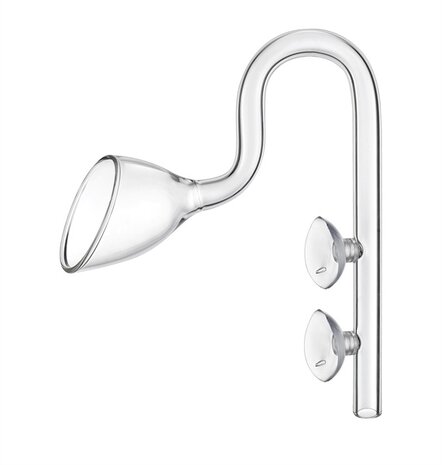 HS Aqua Glazen Uitstroombuis Lily