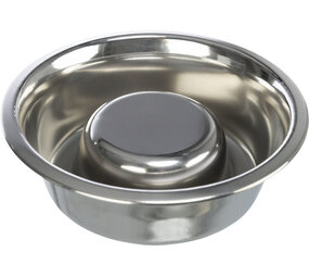 Trixie Slow Feeding RVS voerbak