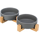 Trixie Dinnerset Kermaiek Bamboe houder Trixie Dinnerset Kermaiek Bamboe houder