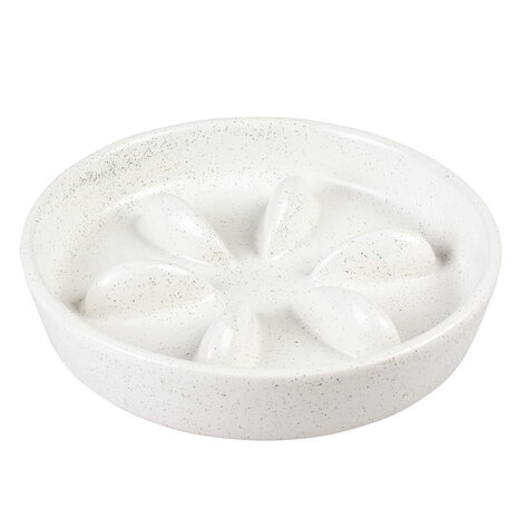 Duvo+ Keramische Schrokbak Stone Speckle wit