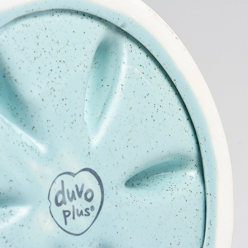 Duvo+ Keramische Schrokbak Stone Speckle turquoise