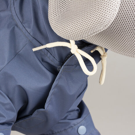 Duvo+ Hondenregenjas Parka blauw
