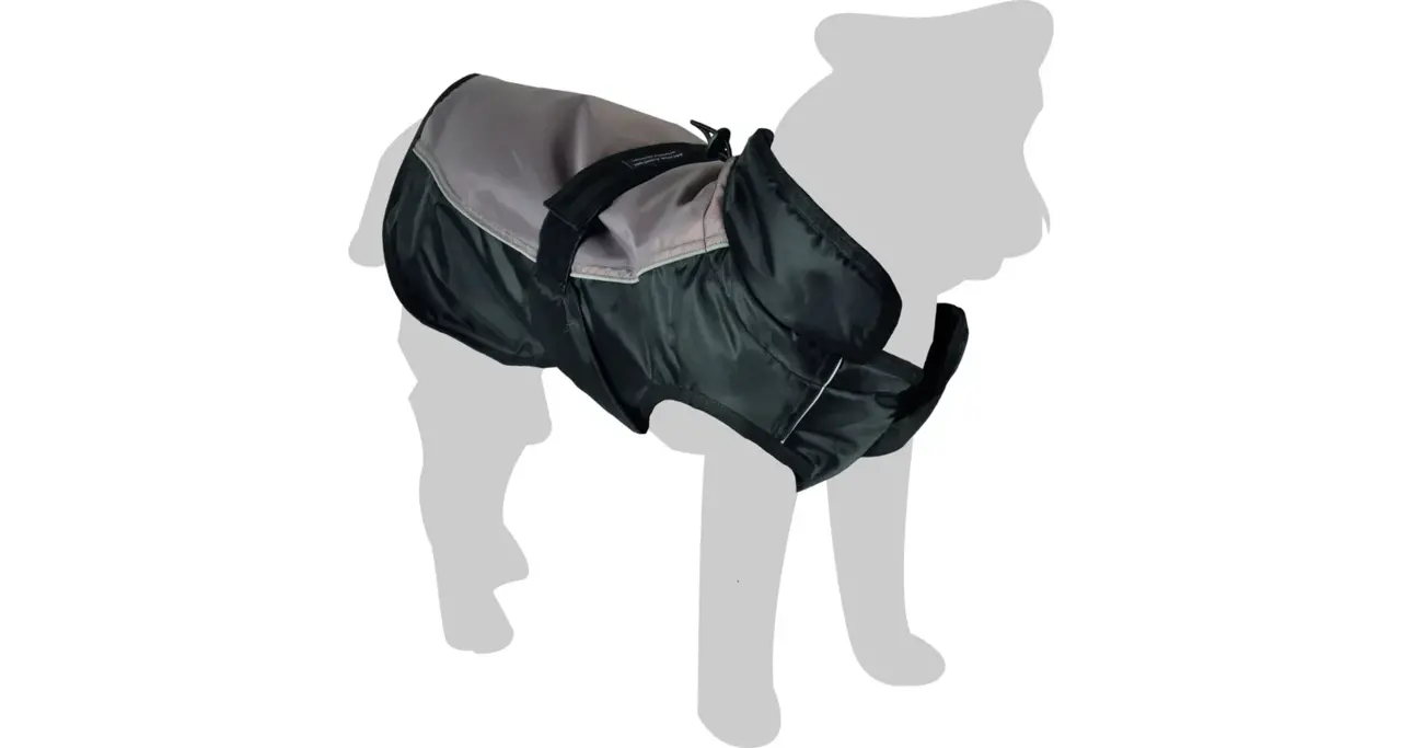 Flamingo Winterjas Hond Zane zwart