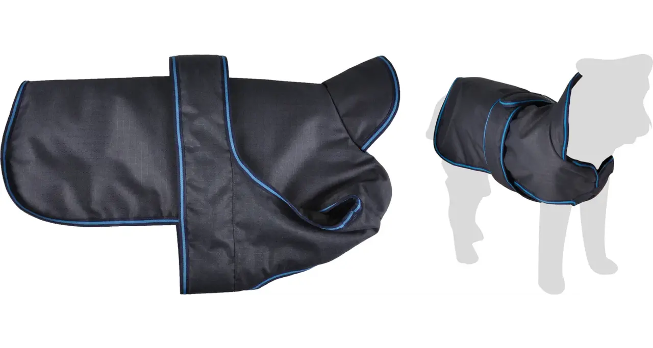 Flamingo Winterjas Hond Isha donkerblauw