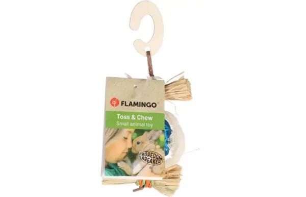 Flamingo Knaagdierspeelgoed Ekko met Bal Flamingo Knaagdierspeelgoed Ekko met Bal