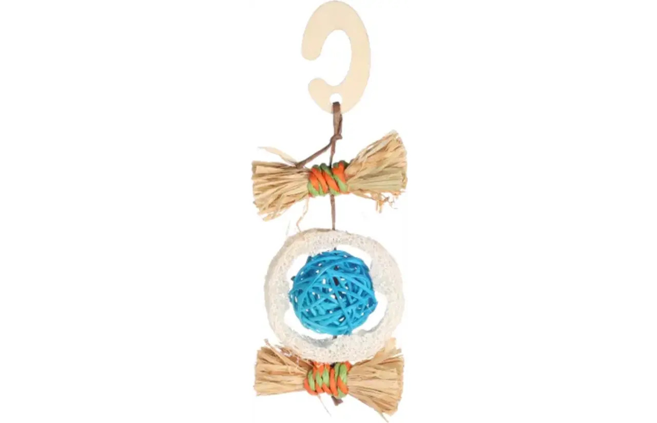 Flamingo Knaagdierspeelgoed Ekko met Bal Flamingo Knaagdierspeelgoed Ekko met Bal