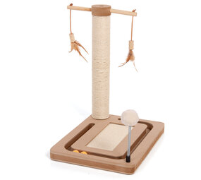 CanadianCat Company Playtop Krabstam met Speeltjes CanadianCat Company Playtop Krabstam met Speeltjes