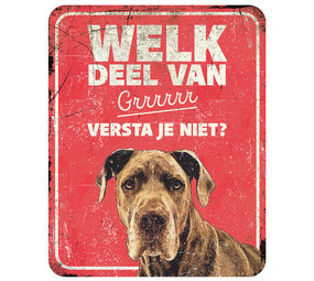 D&D Waakbord Deense Dog D&D Waakbord Deense Dog