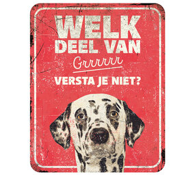 D&D Waakbord Dalmatiër rood D&D Waakbord Dalmatiër rood