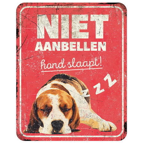 D&D Waakbord Beagle rood