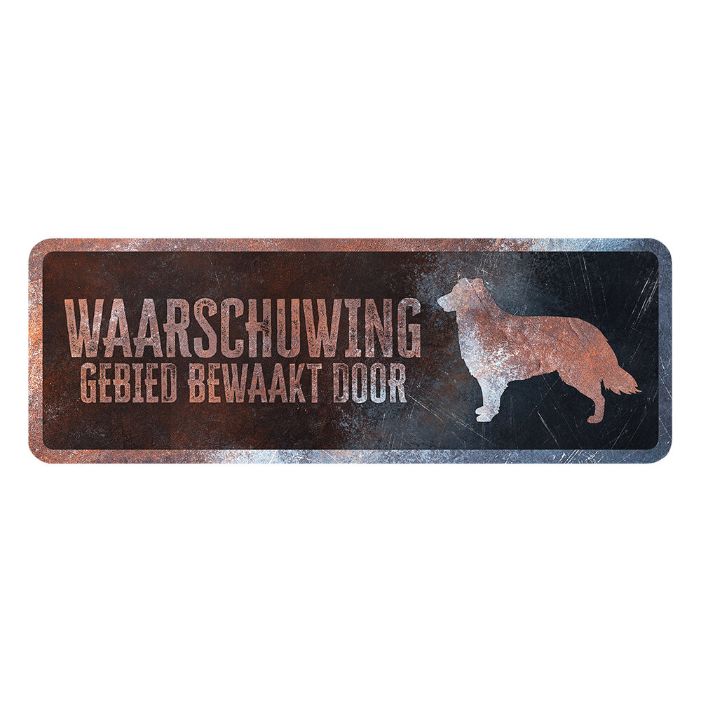 D&D Waakbord Collie zwart D&D Waakbord Collie zwart