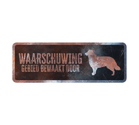 D&D Waakbord Collie zwart D&D Waakbord Collie zwart