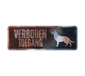 D&D Waakbord Duitse Herder zwart D&D Waakbord Duitse Herder zwart