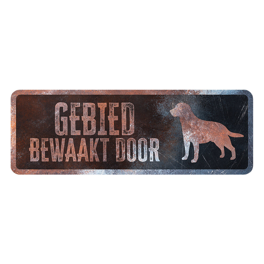 D&D Waakbord Labrador zwart D&D Waakbord Labrador zwart