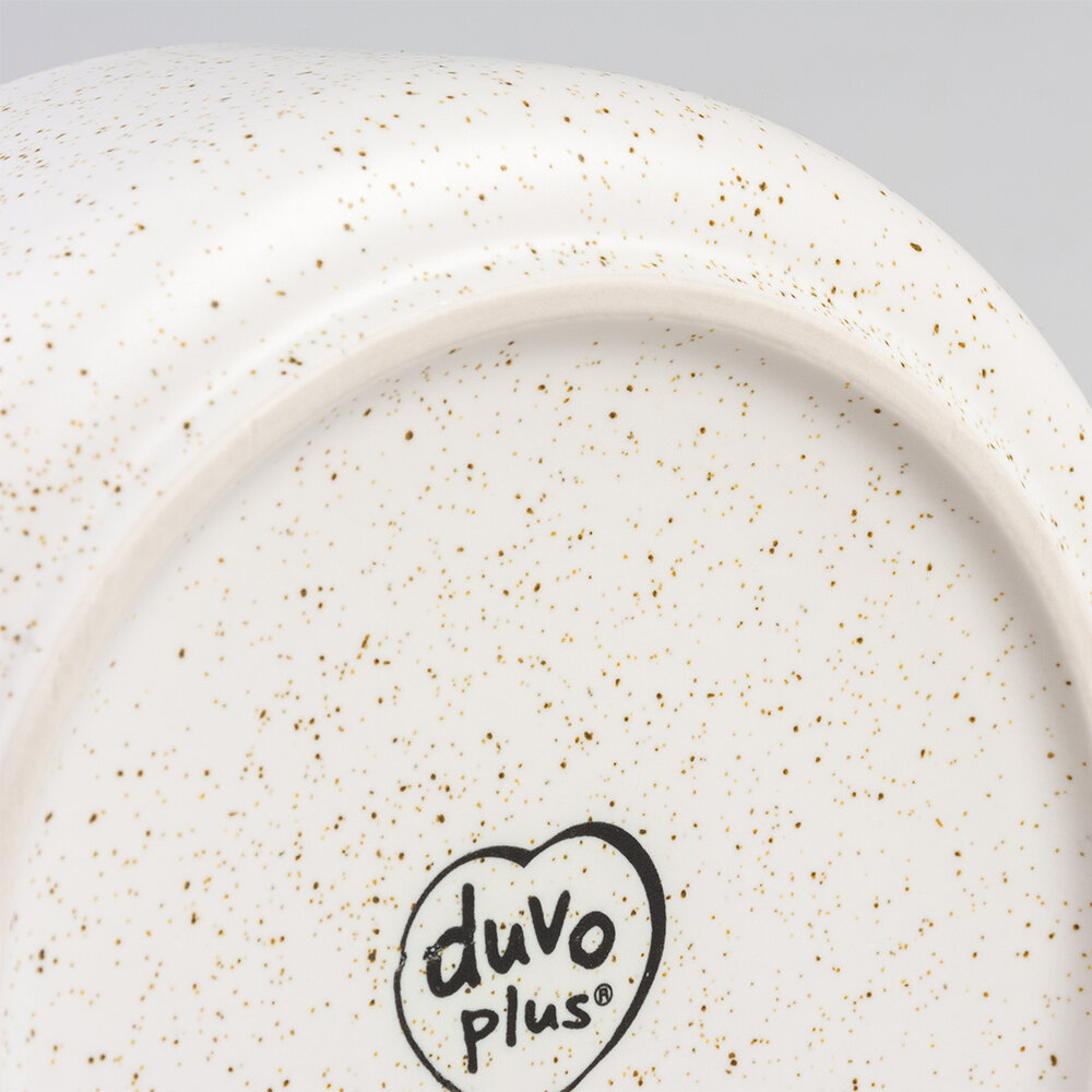 Duvo+ Eetkom Stone Speckle wit