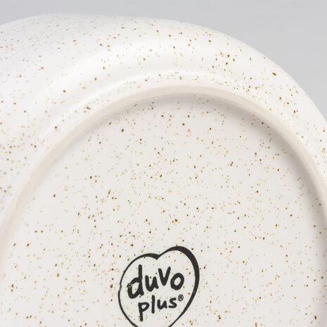 Duvo+ Eetkom Stone Speckle wit