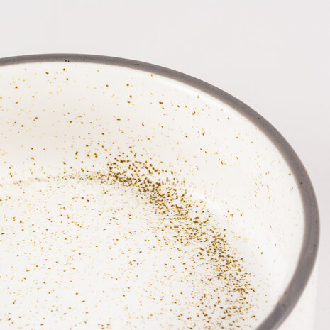 Duvo+ Eetkom Stone Speckle wit