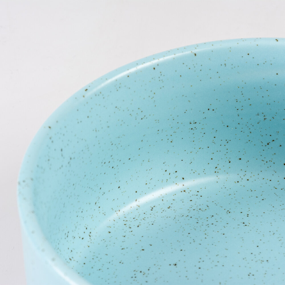 Duvo+ Eetkom Stone Speckle turquoise