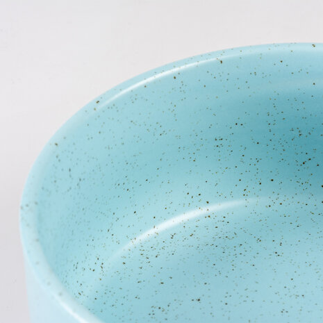 Duvo+ Eetkom Stone Speckle turquoise
