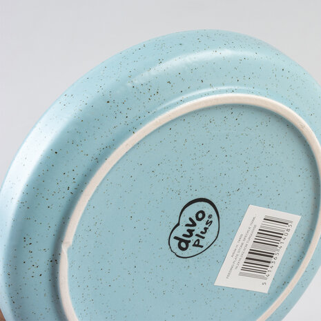 Duvo+ Eetschaal Kat Speckle turquoise