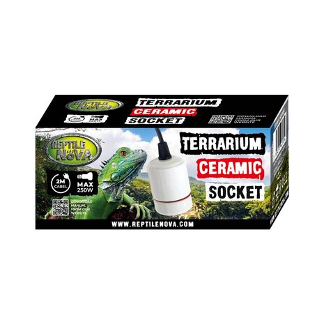 Reptile Nova Terrarium Lampenhouder E27 Reptile Nova Terrarium Lampenhouder E27