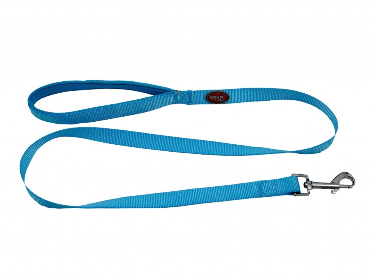 Pet Nova Hondenriem 120 cm blauw Neopreen Comfort