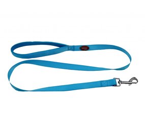 Pet Nova Hondenriem 120 cm blauw Neopreen Comfort