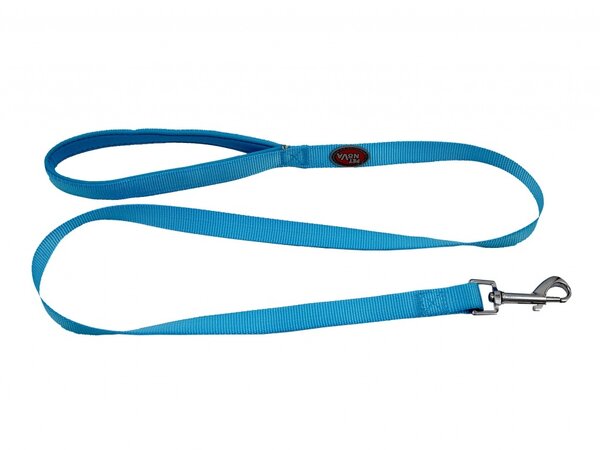 Pet Nova Hondenriem 120 cm blauw Neopreen Comfort