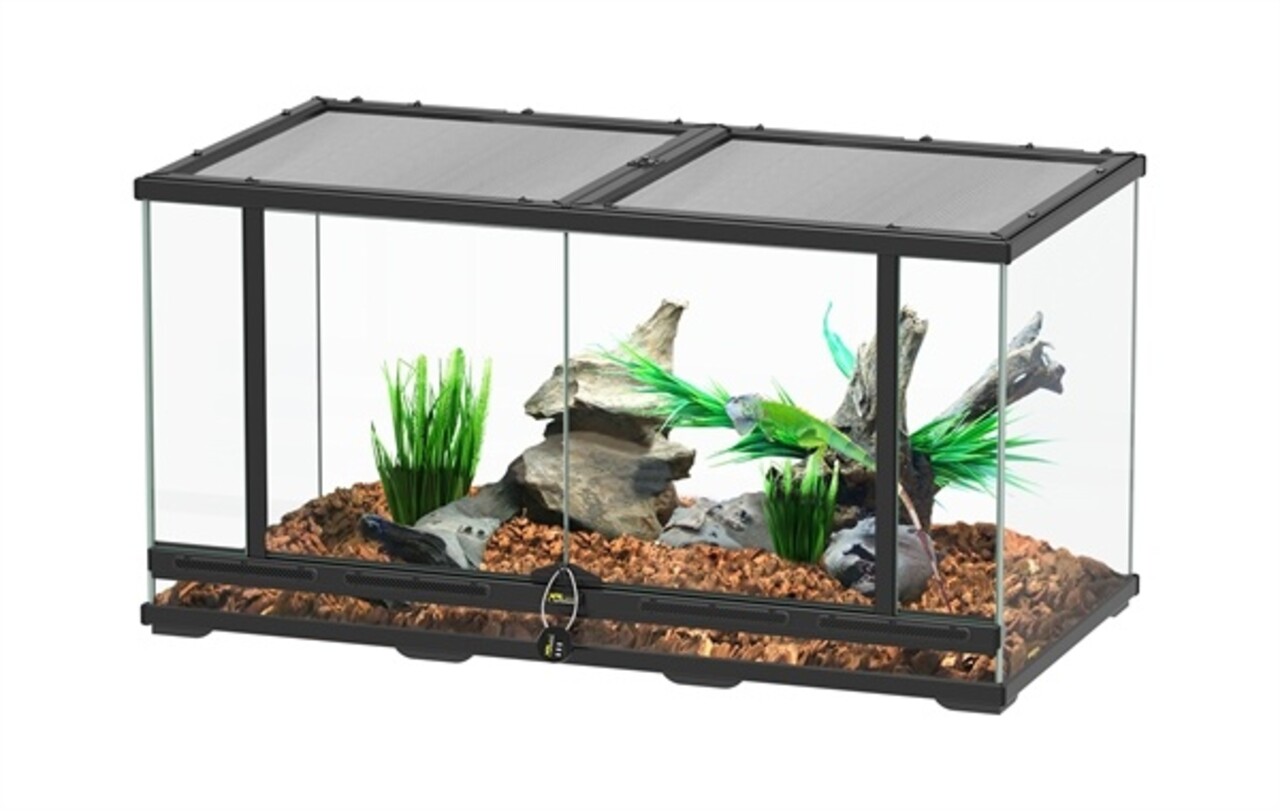 Aquatlantis Smart Line Terrarium zwart 88 x 45 x 45 cm Aquatlantis Smart Line Terrarium zwart 88 x 45 x 45 cm