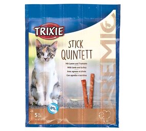 Trixie Premio Stick Quintett met lam en kalkoen Trixie Premio Stick Quintett met lam en kalkoen
