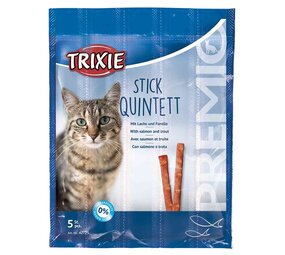 Trixie Premio Stick Quintett met zalm en forel Trixie Premio Stick Quintett met zalm en forel