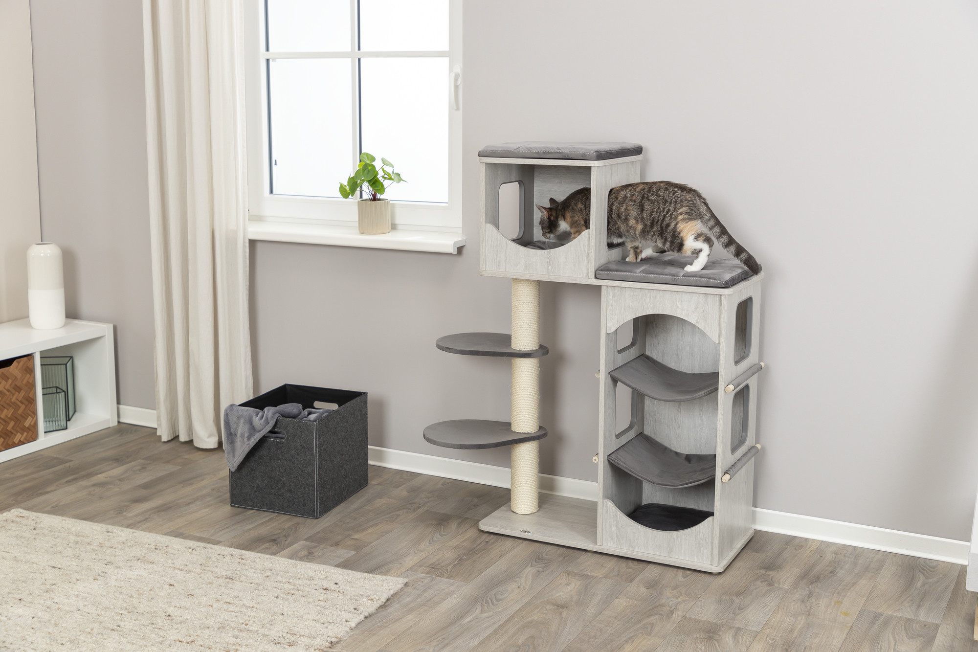 De Ideale Hoogte van een Krabpaal voor je Kat: Hoe Hoog Moet het Zijn?