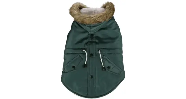 Flamingo Winterjas Hond Kimo groen