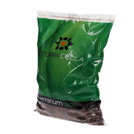Terra Della Terrarium Substraat Bark bruin 8 Liter