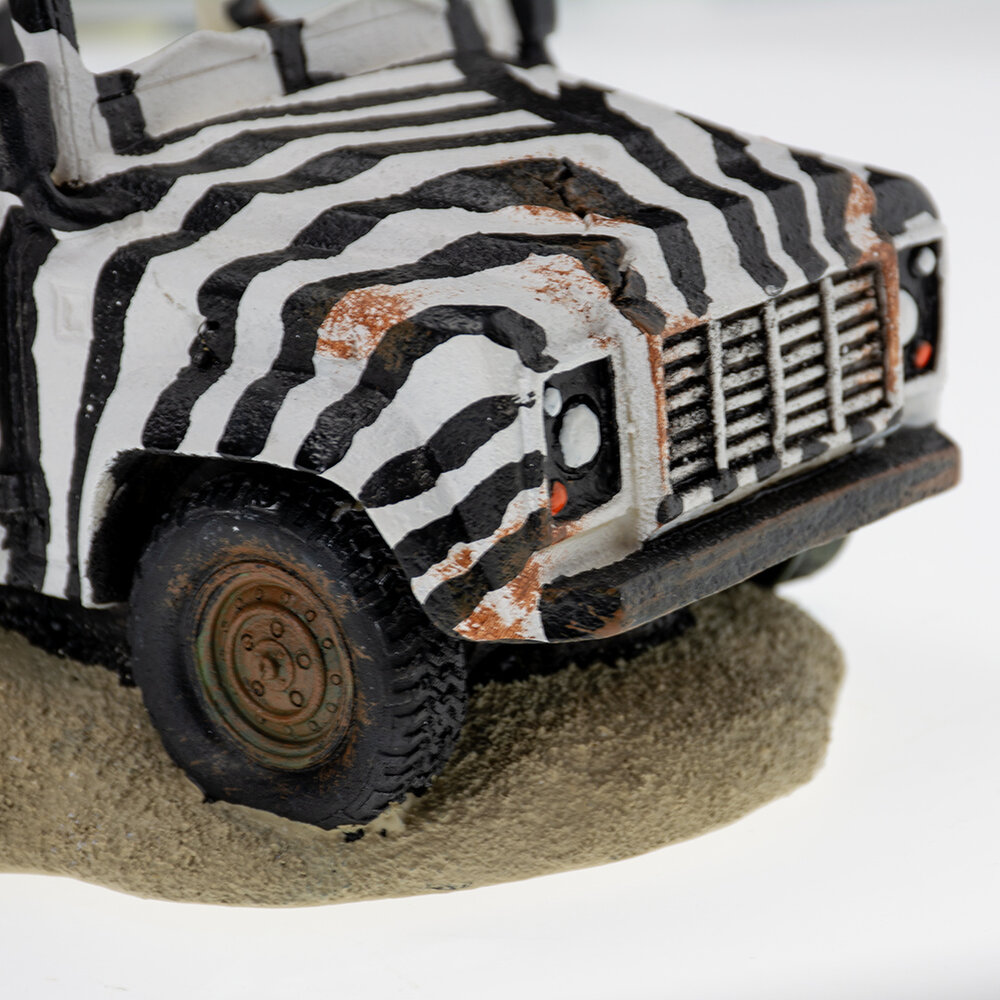 Terra Della Terrarium Decoratie Safari Auto