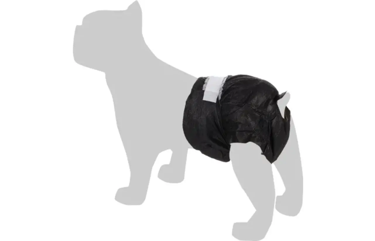 Flamingo Hondenluier Teefjes zwart