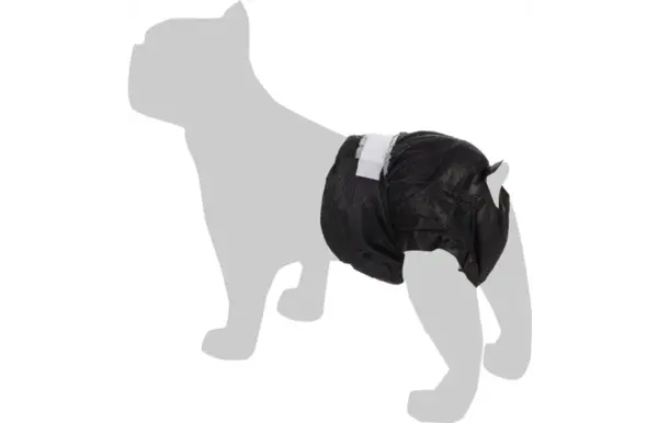 Flamingo Hondenluier Teefjes zwart