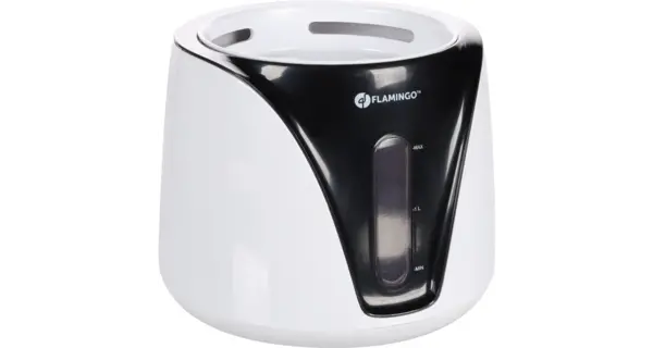 Flamingo Drinkfontein Adriana wit/zwart 2 ltr Flamingo Drinkfontein Adriana wit/zwart 2 ltr