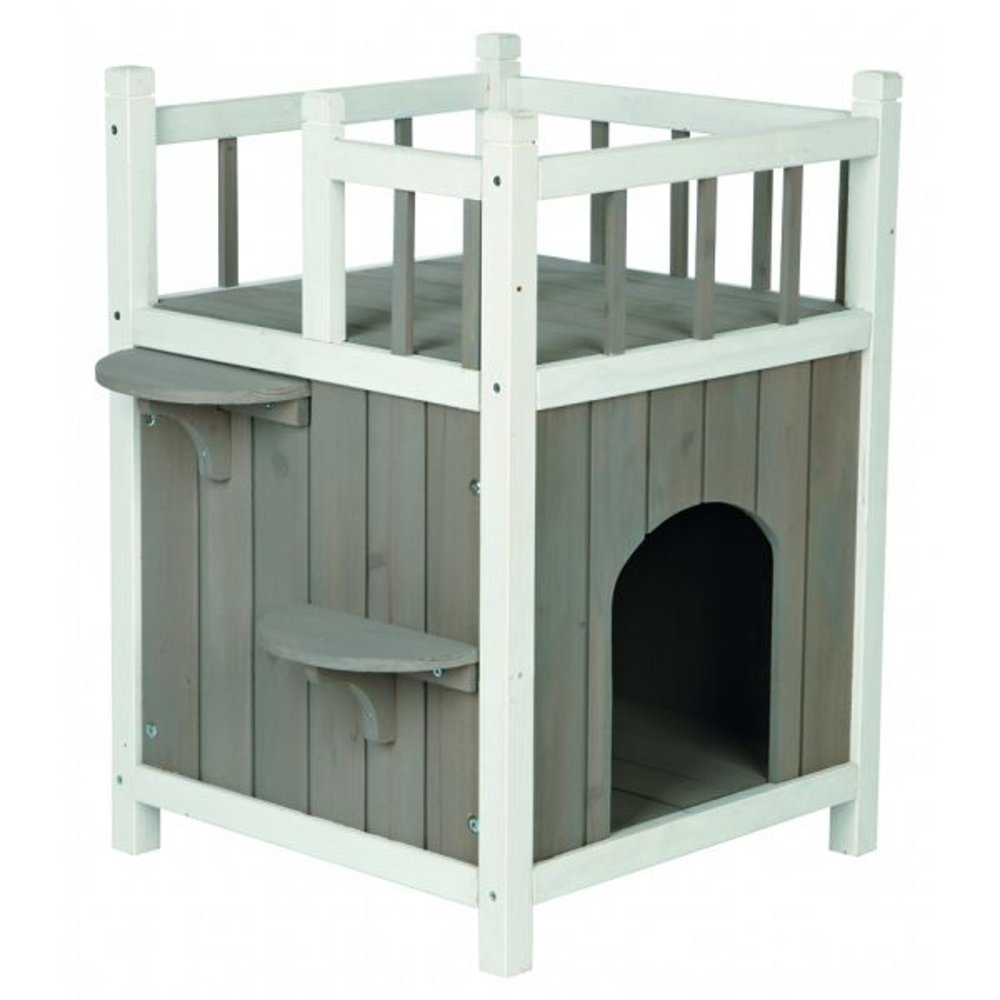 Trixie Kattenhuis met balkon hout Trixie Kattenhuis met balkon hout
