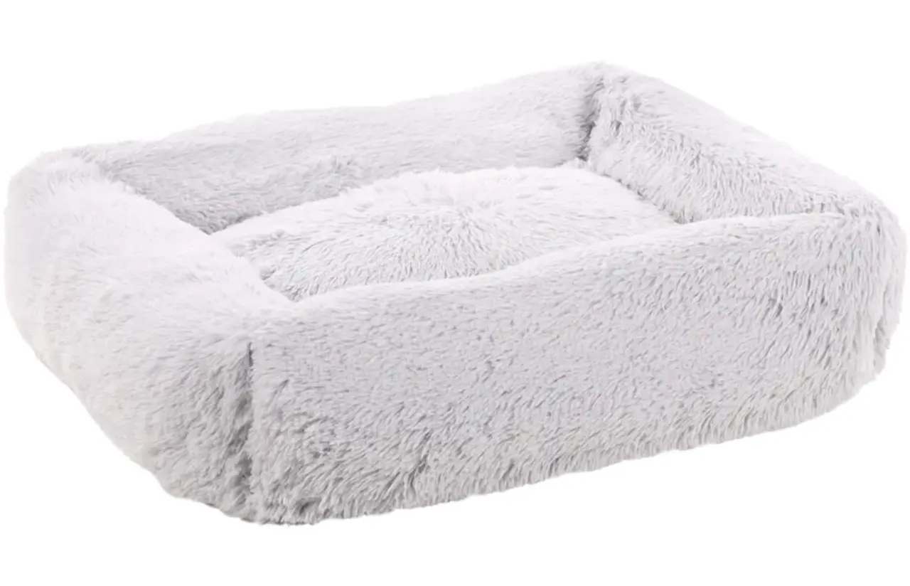 Flamingo Fluffy Hondenmand Krems lichtgrijs