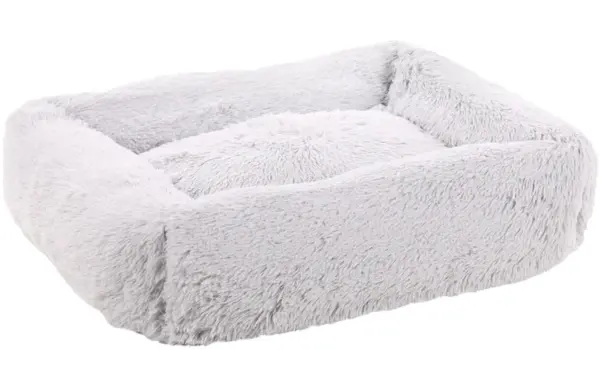 Flamingo Fluffy Hondenmand Krems lichtgrijs