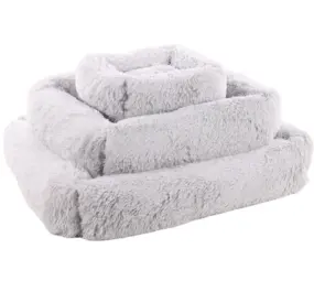 Flamingo Fluffy Hondenmand Krems lichtgrijs Flamingo Fluffy Hondenmand Krems lichtgrijs