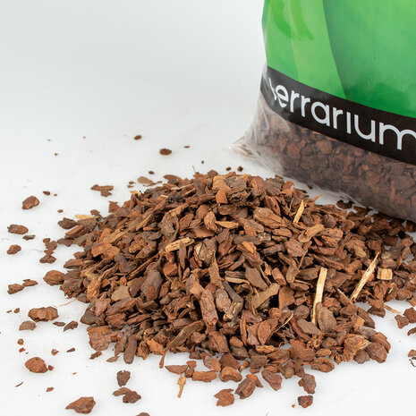 Terra Della Terrarium Substraat Bark bruin 8 Liter