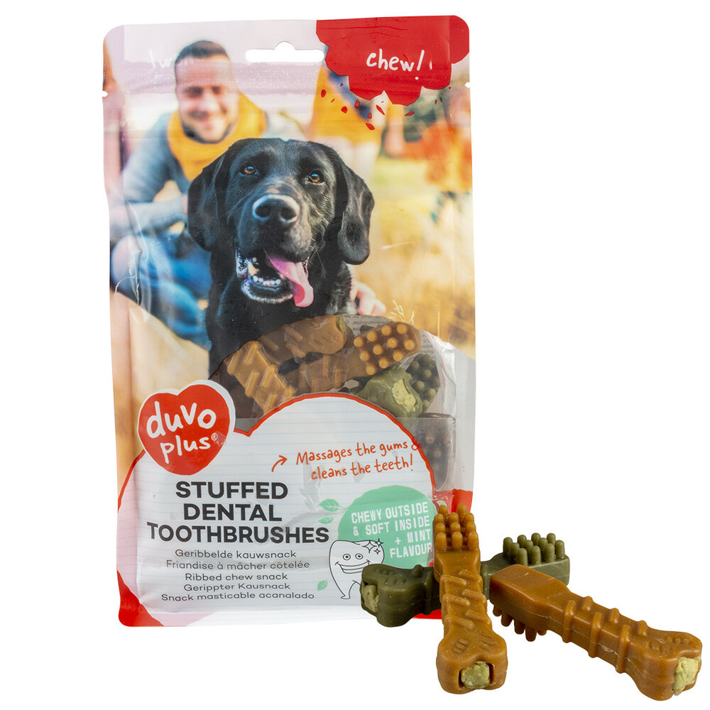 Duvo+ Chew! Gevulde Dental Tandenborstels