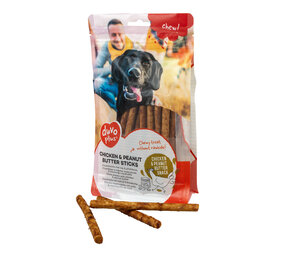 Duvo+ Chew! Kip & Pindakaas Sticks