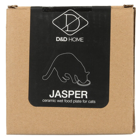 D&D Jasper Kat Eetschaal Sand
