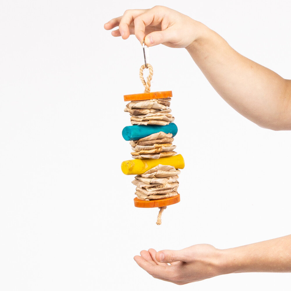 Java Papegaaien Speelgoed Banana Stack Java Papegaaien Speelgoed Banana Stack