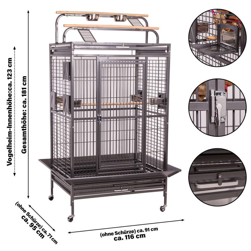 Montana Papegaaienkooi Hacienda Play Antiek