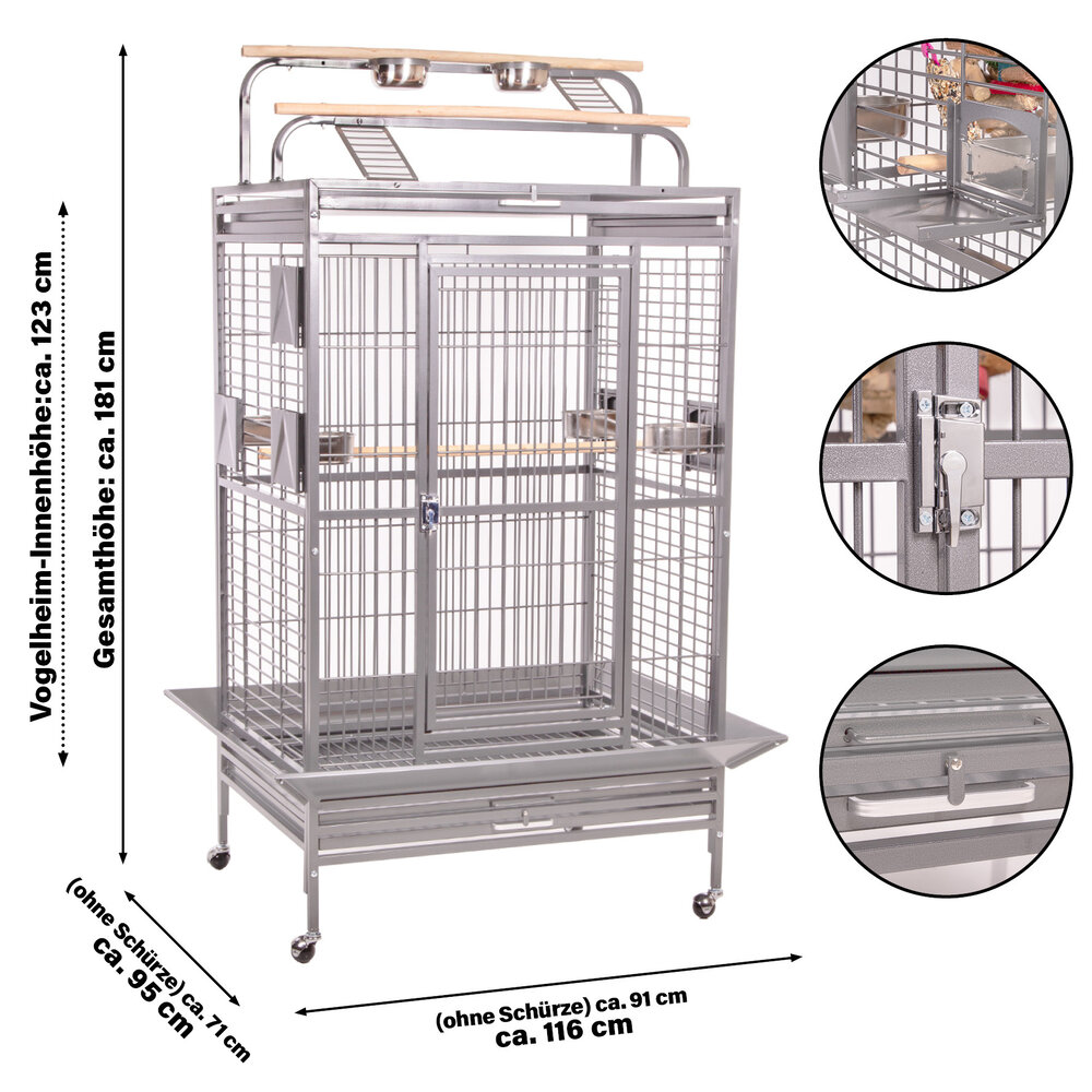 Montana Papegaaienkooi Hacienda Play Platinum