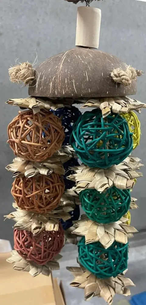 Pets Gifts Papegaaienspeelgoed Coco Play Balls Large